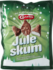 Carletti Juleskum med vaniljesmag og lys chokolade