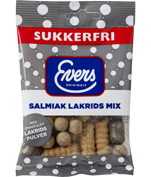 Evers sukkerfri Salmiak Lakrids Mix